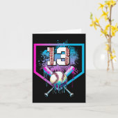 Verkaufen Sie Tropfen 13. Geburtstag Zuhause Plate Karte (Gelbe Blume)