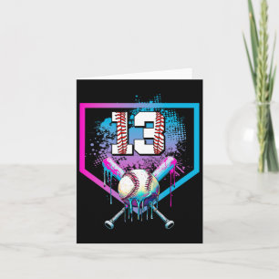 Verkaufen Sie Tropfen 13. Geburtstag Zuhause Plate Karte