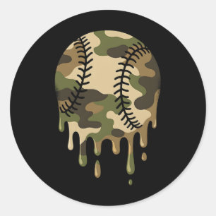 Verkaufen Sie Tropfen Camouflage Boys Männer Milit Runder Aufkleber