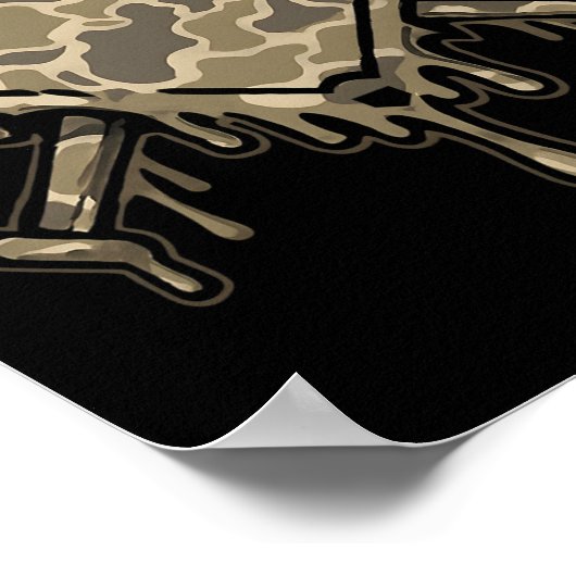 Verkaufen Sie Tropfen Camouflage verkaufen Diamond Poster (Ecke)