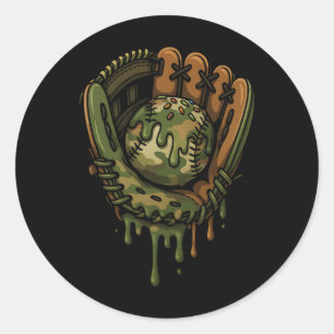 Verkaufen Sie Tropfen Camouflage verkaufen Handsch Runder Aufkleber