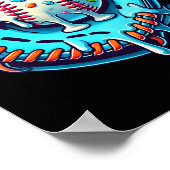 Verkaufen Sie Tropfen Design Ice Creme Sprinkles V Poster (Ecke)