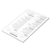 VERKÄUFER-CHECKLIST FÜR REALTOREN NOTIZBLOCK (angewinkelt)