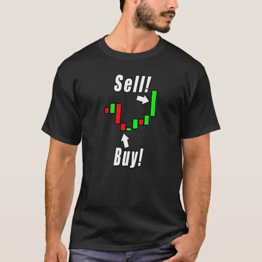 Verkäufer kaufen Händler Daytrader T-Shirt (Vorderseite)