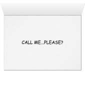 Verkäufer können Grußkarte anrufen (Innenansicht Horizontal (Unten))