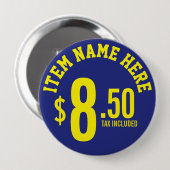 Verkäufer-Konzessionspreis - Verkäufer von eisgekü Button (Vorne & Hinten)