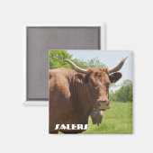 Verkäufer Kuhmagnet Magnet (Vorderseite/Rückseite)