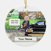 Verkäufer — männlich keramik ornament (Vorne)