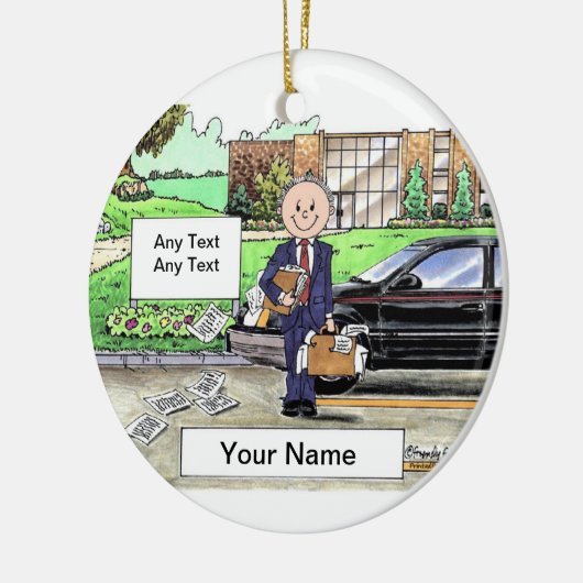 Verkäufer — männlich keramik ornament (Links)