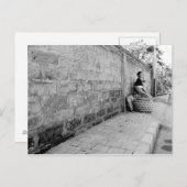 Verkäufer Postkarte (Vorne/Hinten)