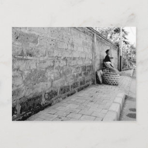 Verkäufer Postkarte