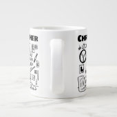 Verkäufer von Autoteilen und Autozubehör Jumbo-Tasse (Rückseite)