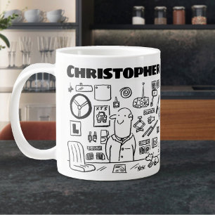 Verkäufer von Autoteilen und Autozubehör Jumbo-Tasse