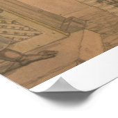 Verkäufer von Knoblauch und Zwiebeln, 1826 (g/c au Poster (Ecke)