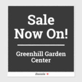 Verkaufs- oder Verkaufsaufkleber Aufkleber (Blatt)