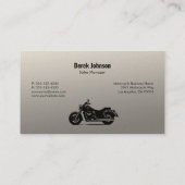 Verkaufs- und Service-Visitenkarten für Motorräder Telefonnummerkarte (Rückseite)