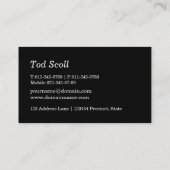 Verkaufsautomat für klassische Auto Visitenkarte (Rückseite)