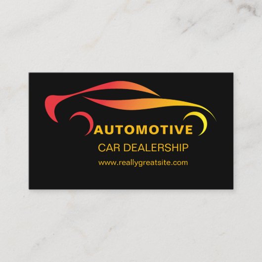 Verkaufsautomat für klassische Auto Visitenkarte (Vorderseite)