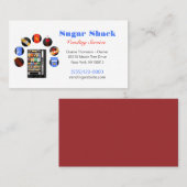 Verkaufsautomat für Lebensmittelsnacks Visitenkarte (Vorne/Hinten)