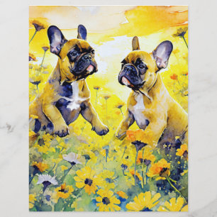 Verkaufsflyer für Blumen und Welpen Flyer
