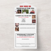 Verkaufsfördernde DIY-Gutscheine für Friseure Foto All In One Einladung (Innen Boden)