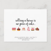 Verkaufsförderung für echte Anwesen-Zuhause Postkarte (Vorderseite)