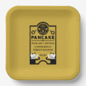 Verkaufsförderung für Pancake Pappteller (Vorderseite)