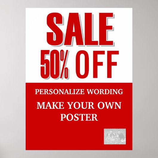 Verkaufsförderungsgeschäft LARGE Poster (Vorne)