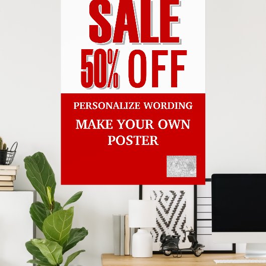 Verkaufsförderungsgeschäft LARGE Poster (Heimbüro)