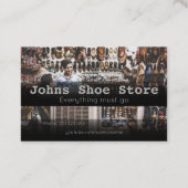 Verkaufskarte für Showshops Visitenkarte (Rückseite)