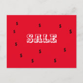 VERKAUFSKONTROLLE FEIERTAGSPOSTKARTE (Vorderseite)