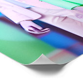 Verkaufskraft Ken Gage Retrowave Poster (Ecke)