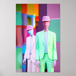 Verkaufskraft Ken Gage Retrowave Poster