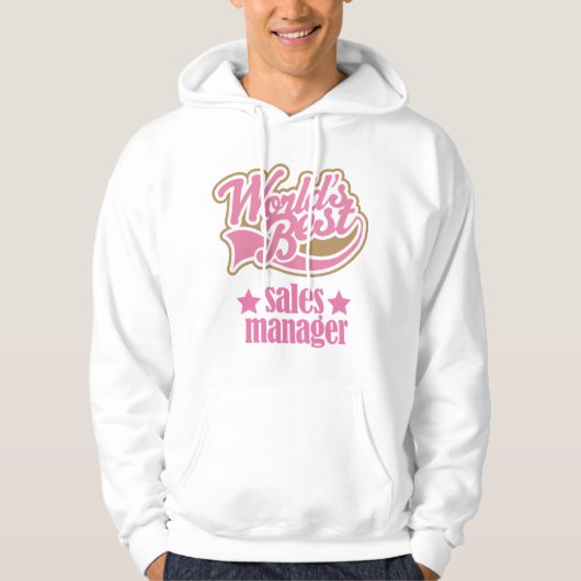 Verkaufsleiter-Geschenk (Welten am besten) Hoodie (Vorderseite)