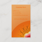 Verkaufsleiter-Visitenkarten Visitenkarte (Rückseite)