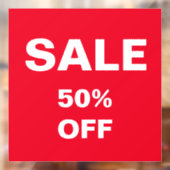 Verkaufsmarken für Festangebote Fensteraufkleber (Blatt 2)