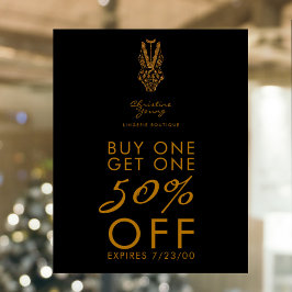 Verkaufsprospekt für Boutiquen im Unterwäsche-Stor Poster