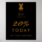 Verkaufsprospekt für Boutiquen im Unterwäsche-Stor Poster (Vorne)