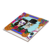 Verkaufsschlager-Zuckerschädel Fliese (Seite)