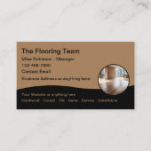 Verkaufsservice für Bodenreinigung Visitenkarte (Vorderseite)