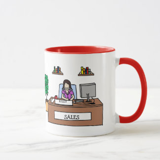 Verkaufsteamgeschenk - kundengerechte tasse