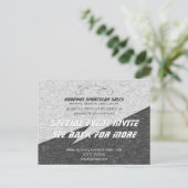 Verkaufsveranstaltung Einladung - Metalleffekt, Sp (Stehend Vorderseite)