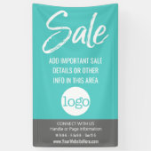 Verkaufswerbung - Logo und Details hinzufügen Banner (Vertikal)