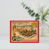 Verkauft Brothers Chariot Races Circus Poster Postkarte (Stehend Vorderseite)