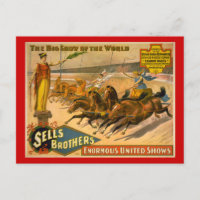 Verkauft Brothers Chariot Races Circus Poster