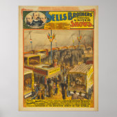 Verkauft Brüder Zoological Marvels Circus Poster (Vorne)