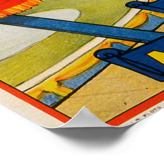 verkauft Floto Circus Poster (Ecke)