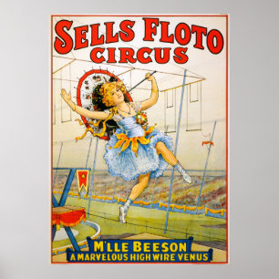 verkauft Floto Circus Poster