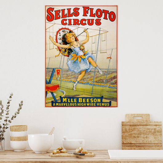 verkauft Floto Circus Poster (Küche)