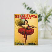 verkauft Floto Wire Dancer Circus Princess Victori Postkarte (Stehend Vorderseite)